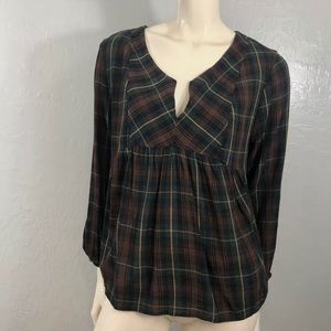 Old Navy Women's Plaid Blouse